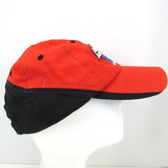 Advance Auto Parts 500 At Martinsville Emb Logo Men's Red Strap Back Cap Hat - Picture 4 of 8